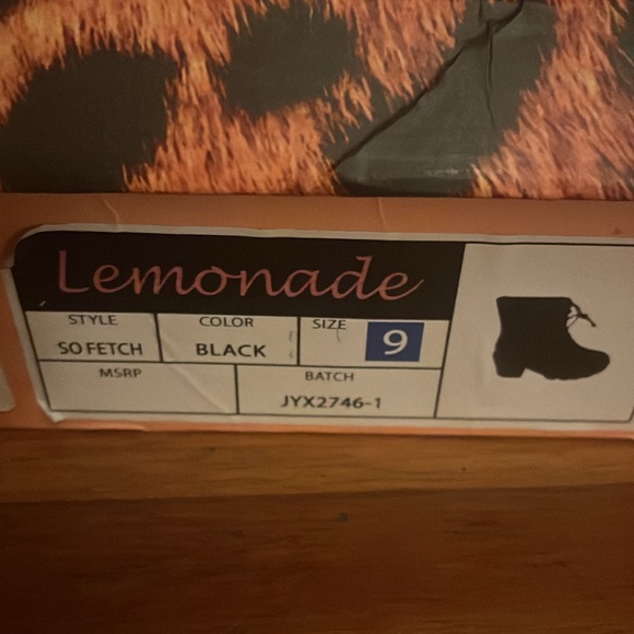 BLACK COMBAT BOOTS - Picture 2 of 3